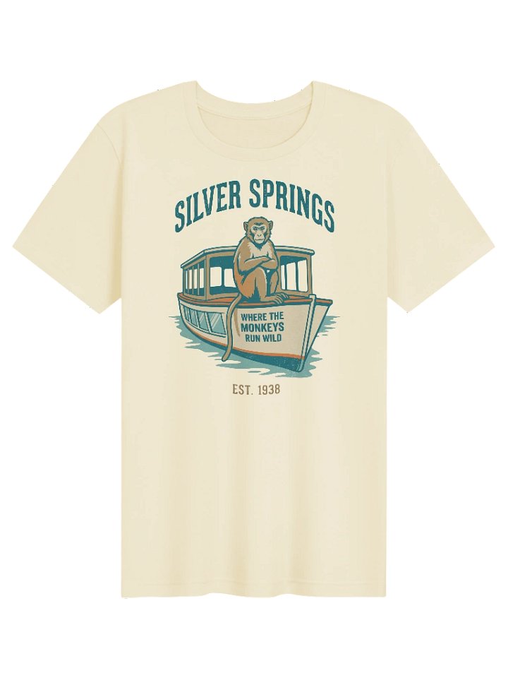 Silver Springs Where The Monkeys Run Wild Tee product image (1)