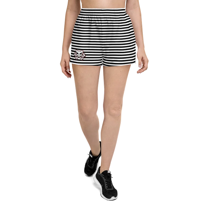 Black and White Stripped Shorts product image (1)