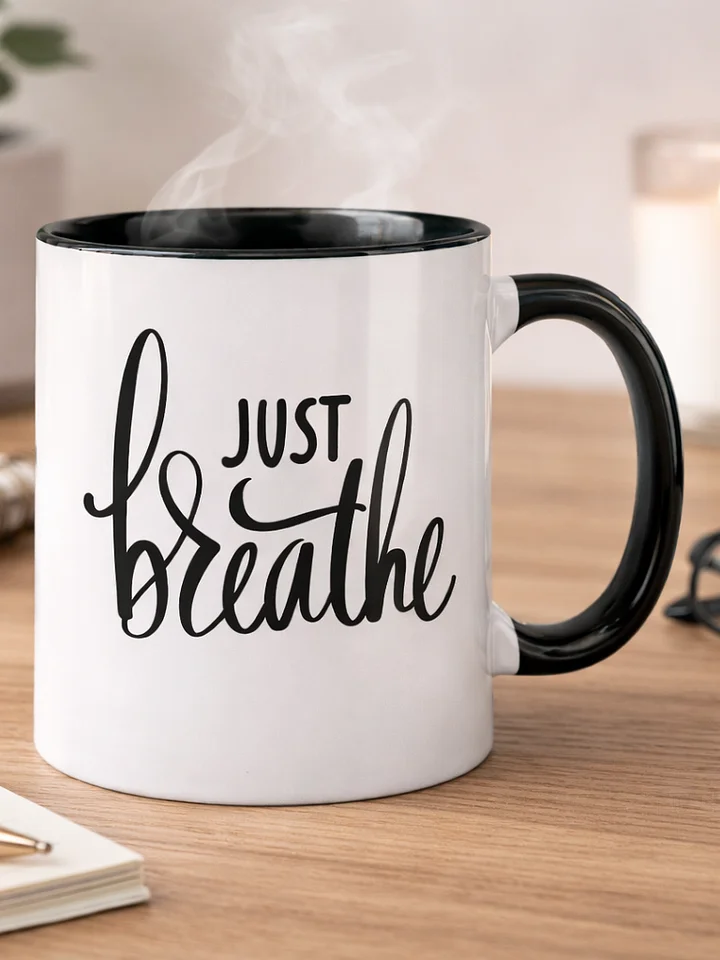 Just Breathe Ceramic Mug product image (1)