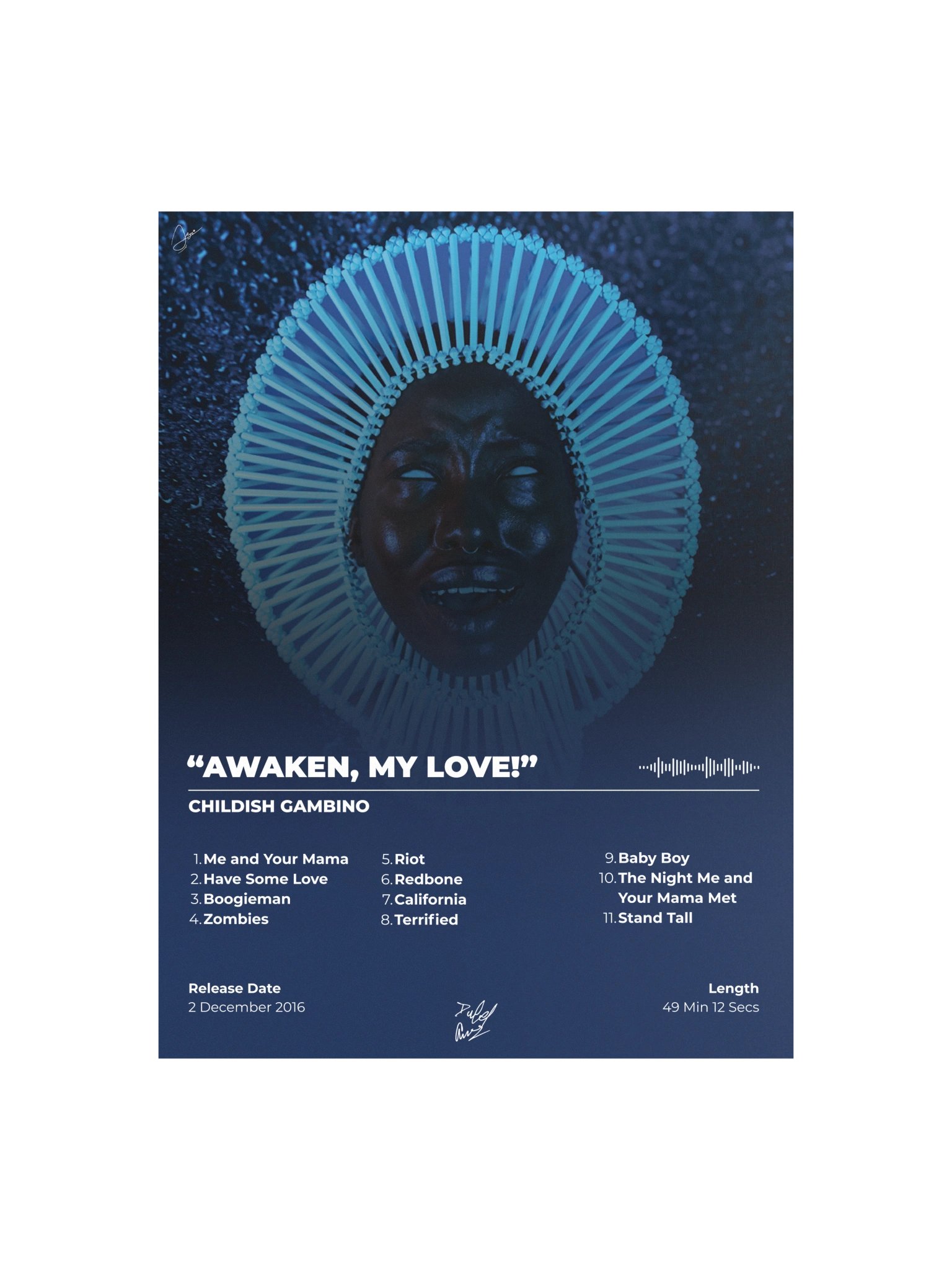Awaken, My Love! Childish Gambino Album Poster product image (1)