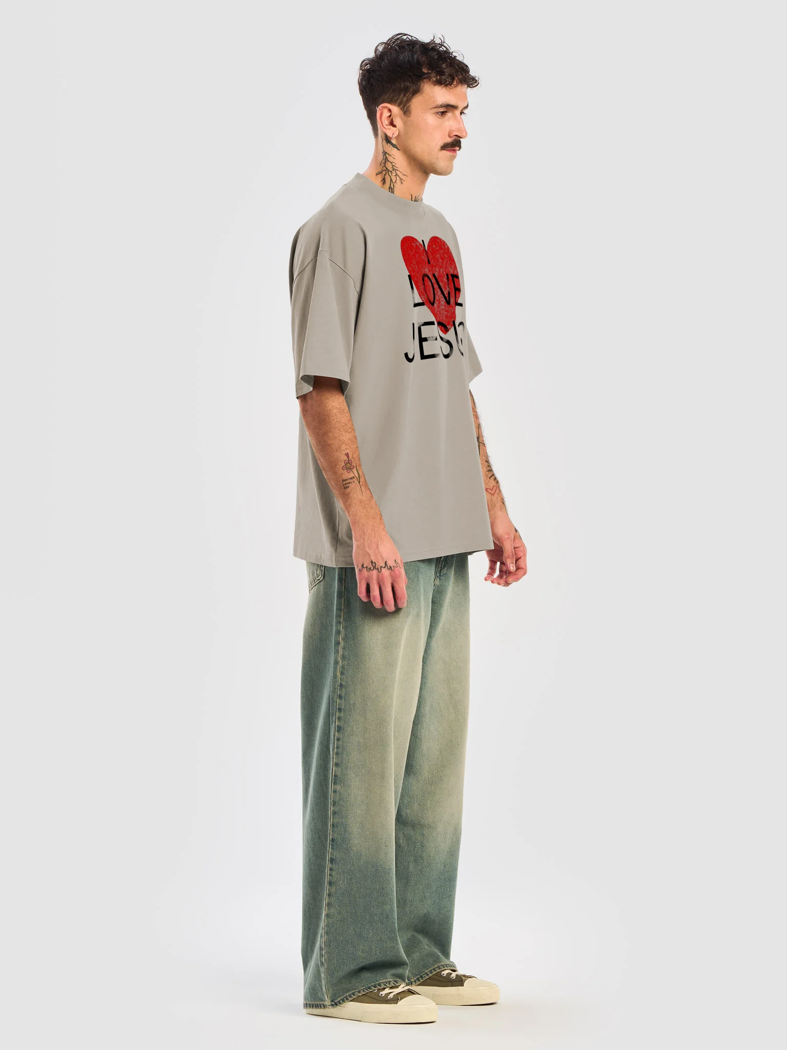 I LOVE JESUS TEE (Reverse) product image (7)