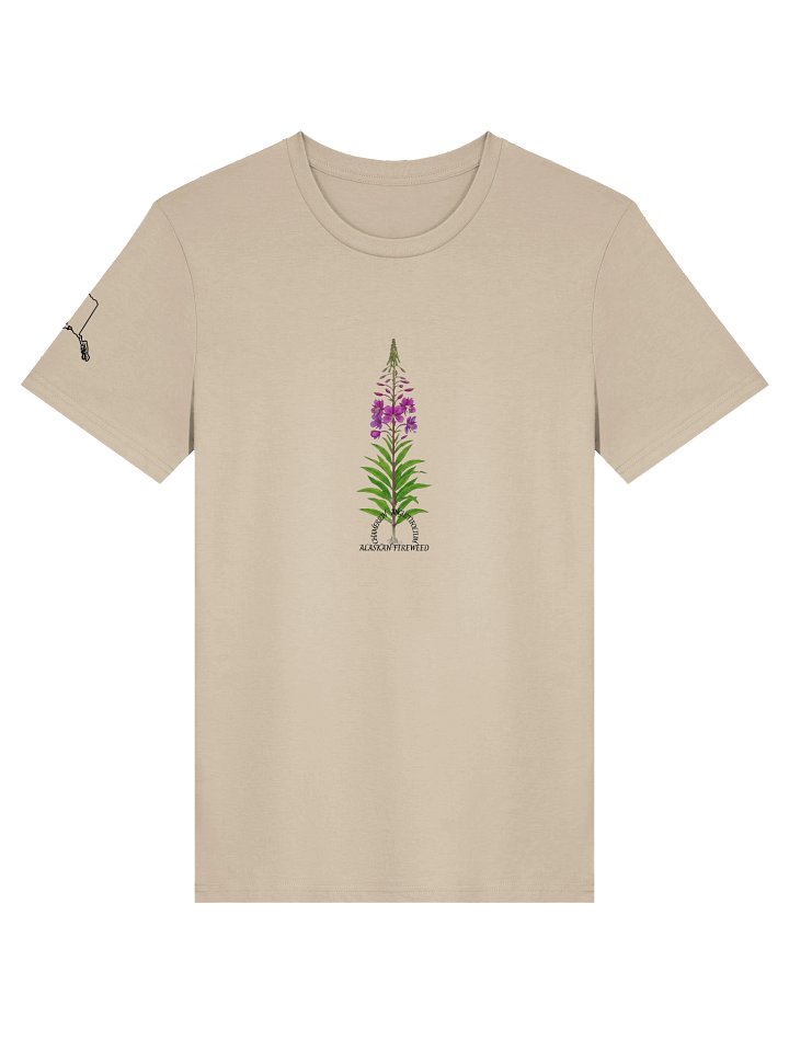 DELUXE "ALASKAN FIREWEED" ORGANIC COTTON TEE product image (1)