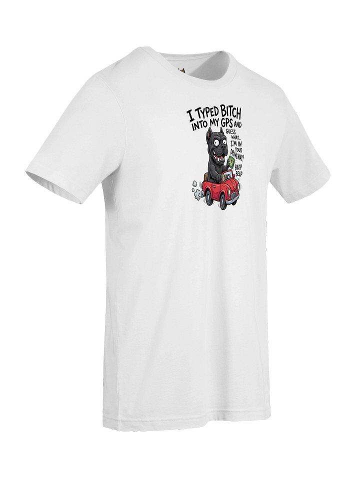 Funny Black Cane Corso driving car Shirt product image (2)
