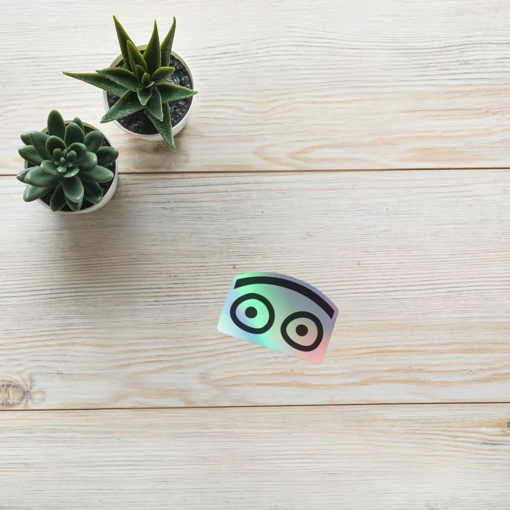 Look Sticker (holo) product image (8)