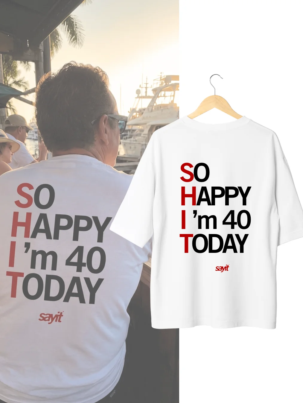 So Happy I’m 40 Today™ Tee product image (1)