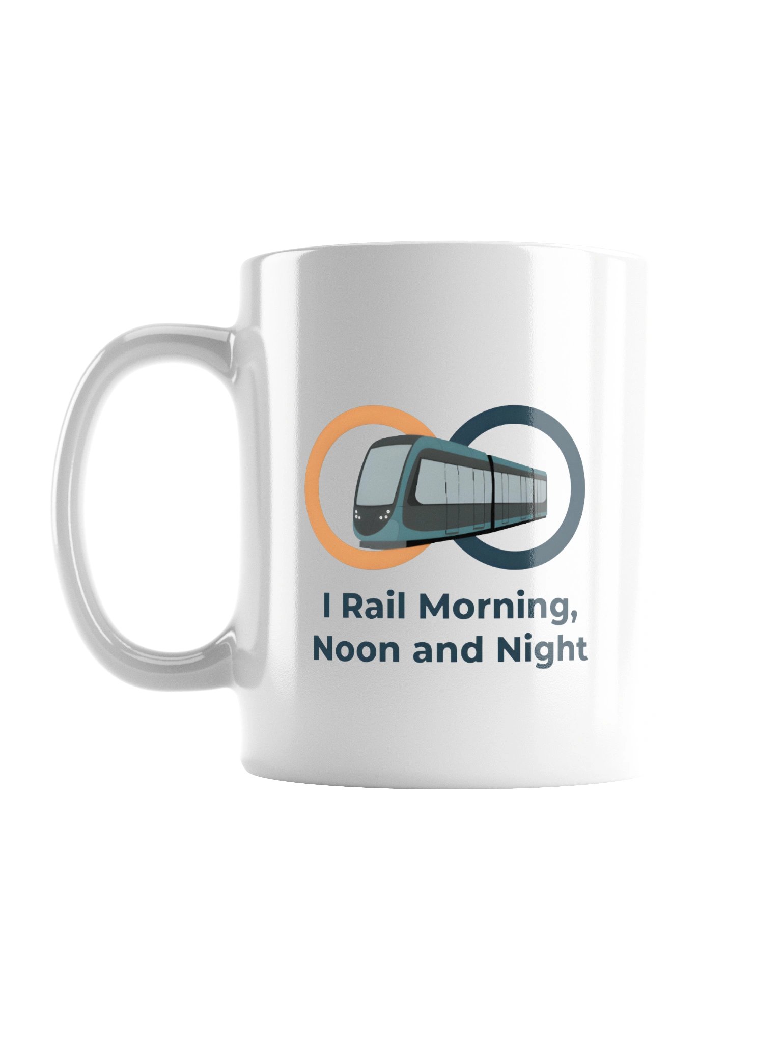 I Rail Morning, Noon & Night Mug For True Track Addicts product image (1)