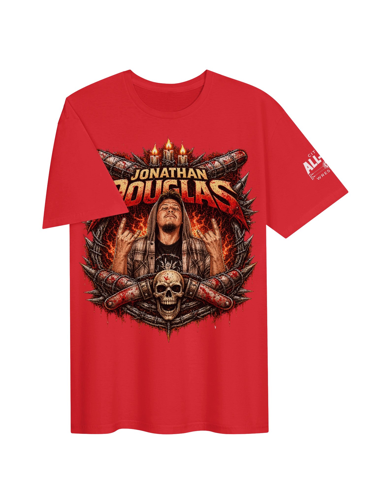 Jonathan Douglas "Skull and Bats" Tee product image (3)