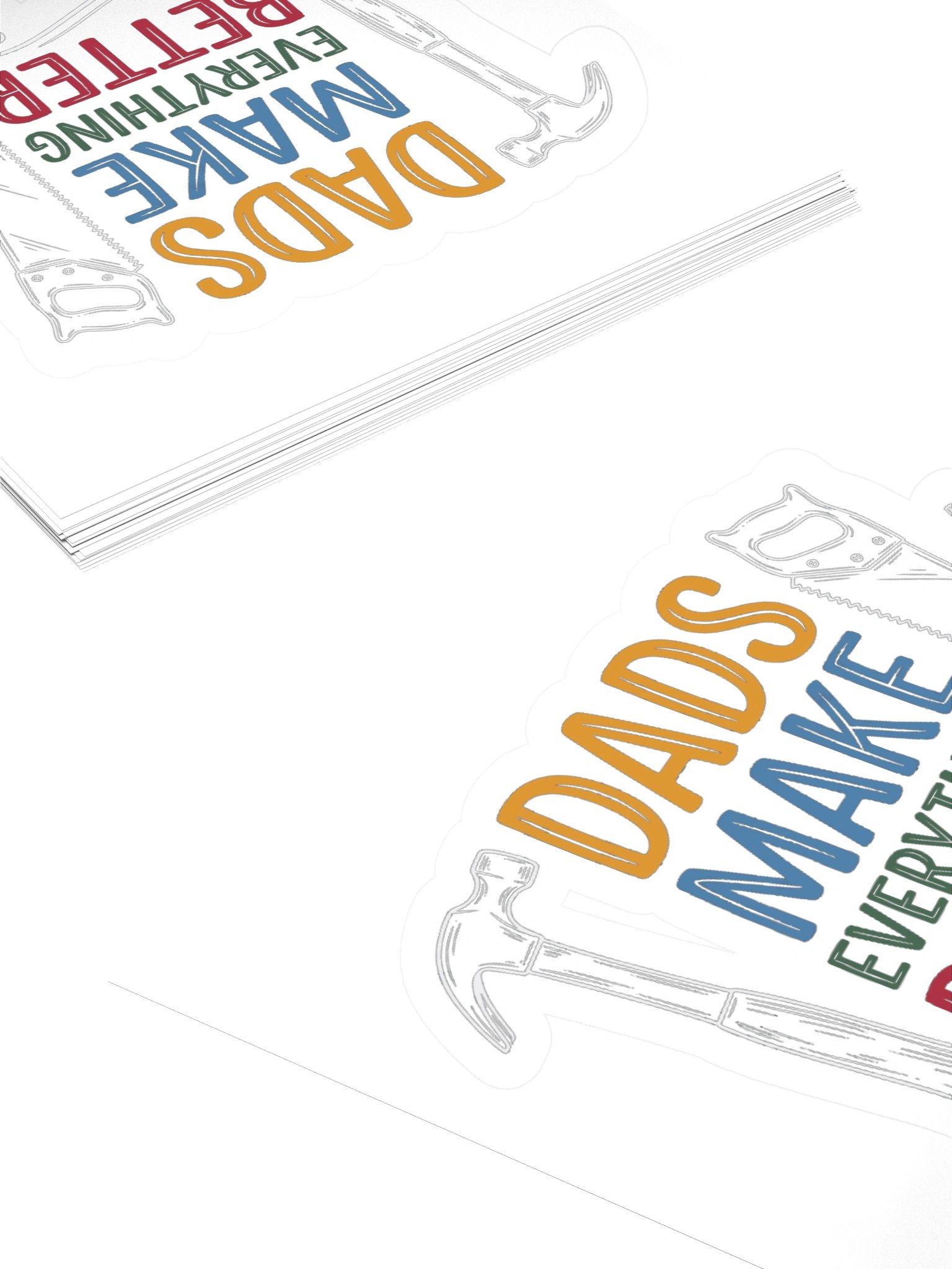 Dads Make Everything Better Sticker product image (11)