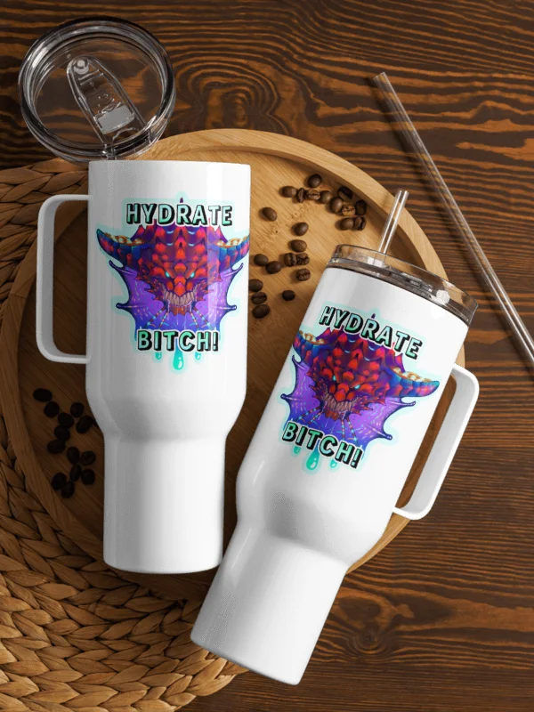 Hydrate B*tch Mug with Handle | 25 oz / 40 oz product image (2)