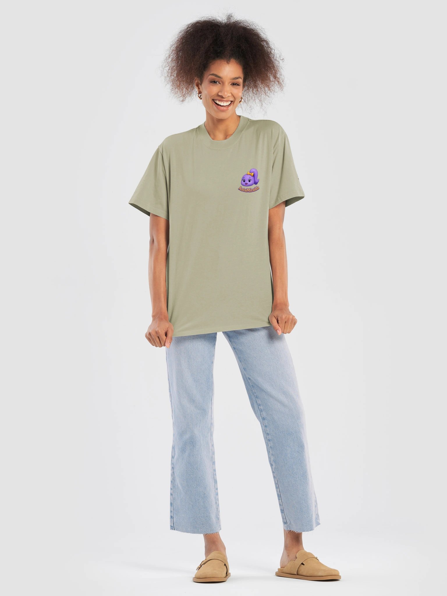 Bella — Premium Artistic Edition T-Shirt (Faded Bone) product image (7)