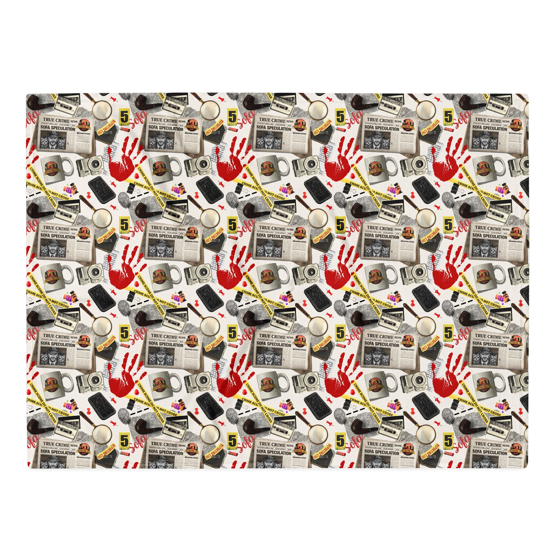 True Crime Throw Blanket Sofa Cringe Binge product image (2)