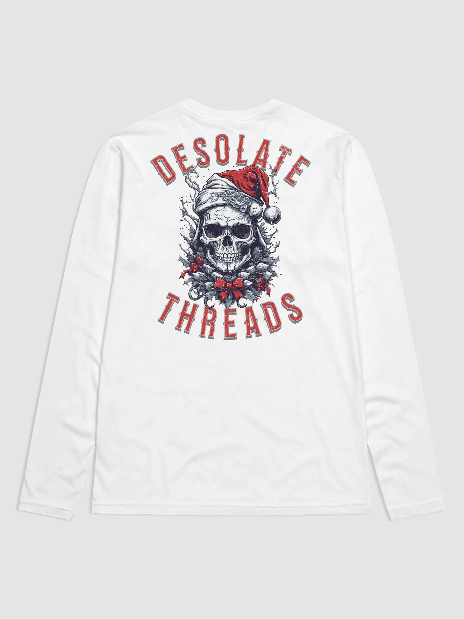 The Ghost of Tattoo's Past Christmas Fitted Long Sleeve Tee product image (4)
