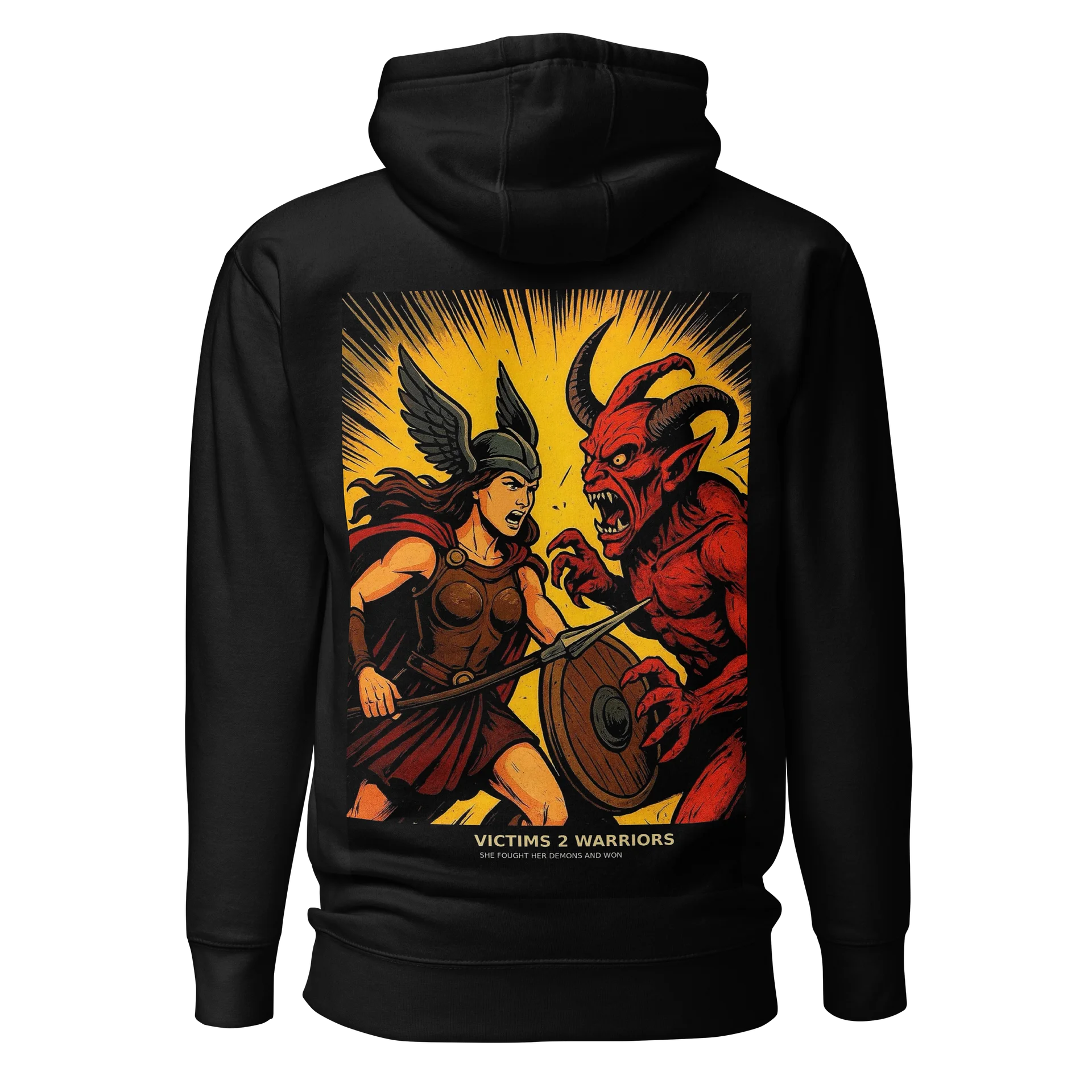 Valkyrie - She Fought Her Demons And Won Hoodie product image (6)