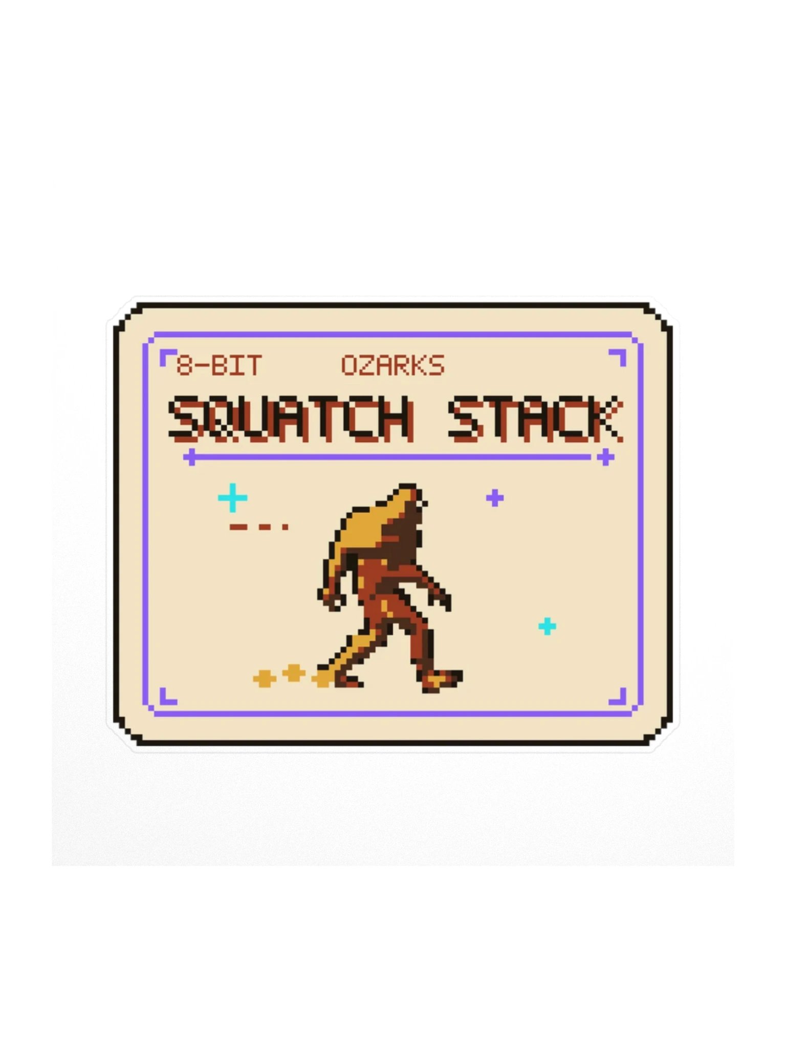 8-Bit Squatch Sticker product image (1)