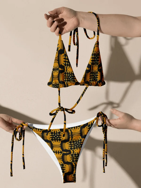 The Berry Sweetheart — Recycled All-Over Print String Bikini product image (2)
