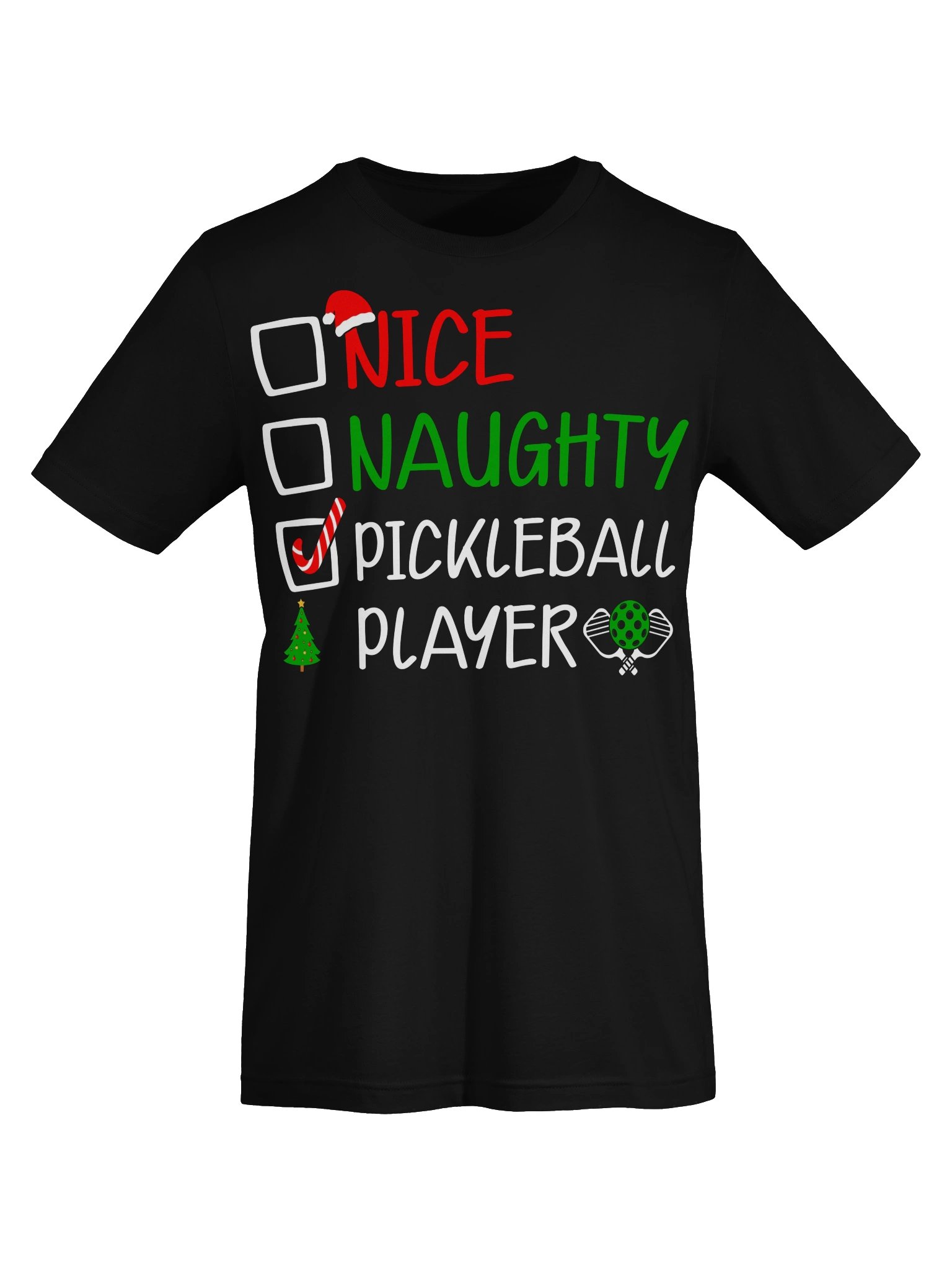Nice Naughty Pickleball Player Shirt – Christmas Pickleball Tee product image (33)