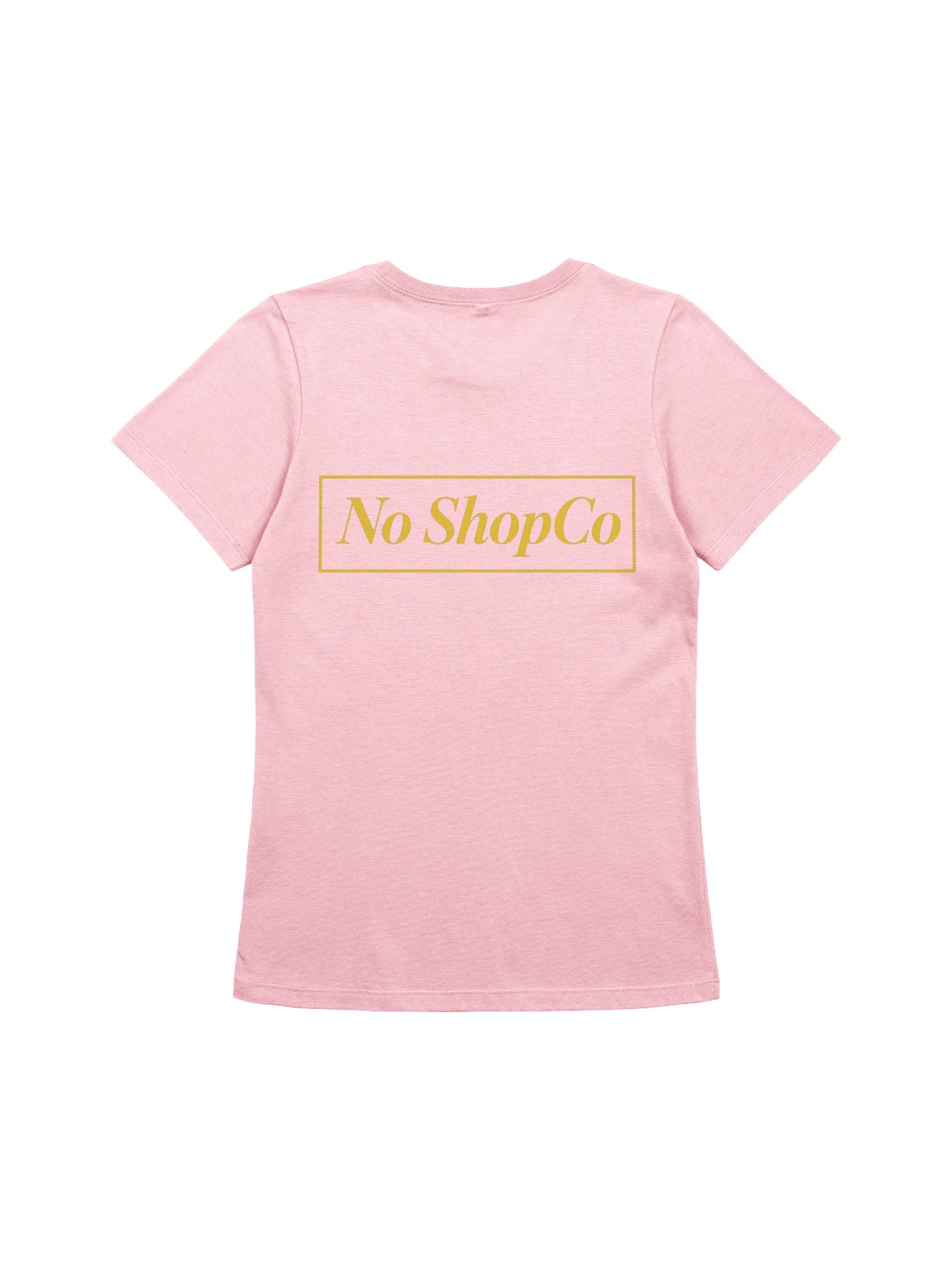 No Middle Finger Point ShopCo Yellow Women’s Pink Tee product image (2)
