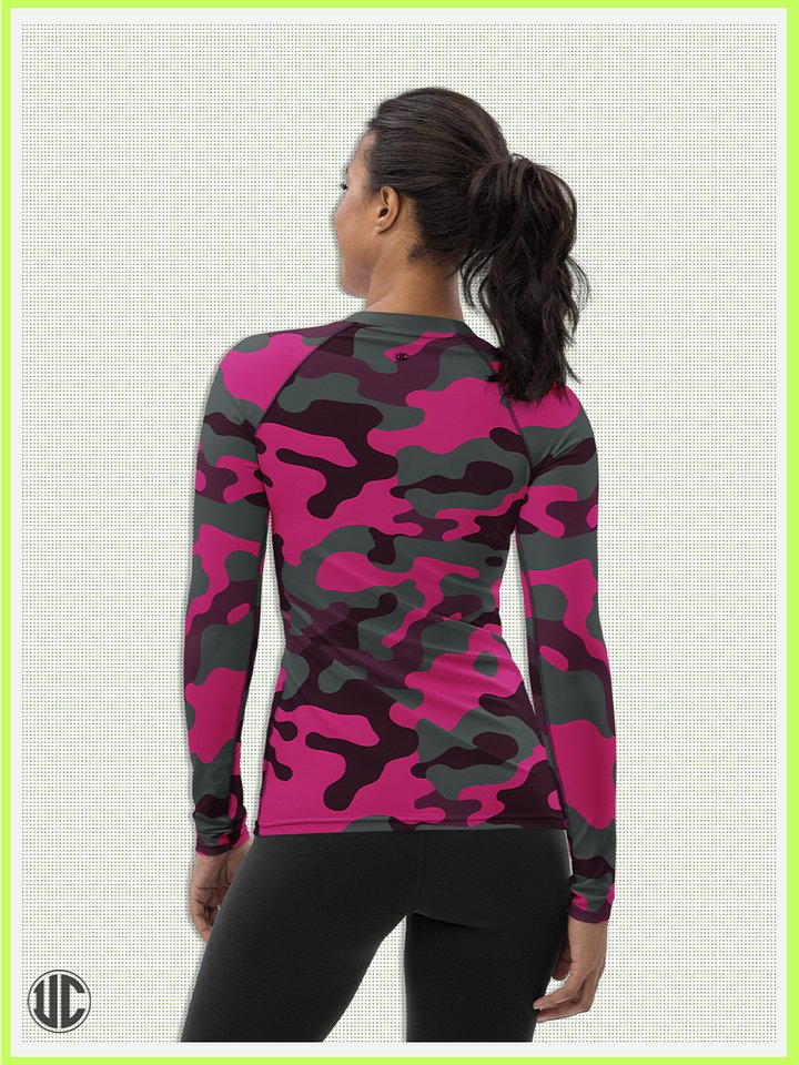 Savage Woodland Pink Camo - Women’s Rash Guard product image (2)