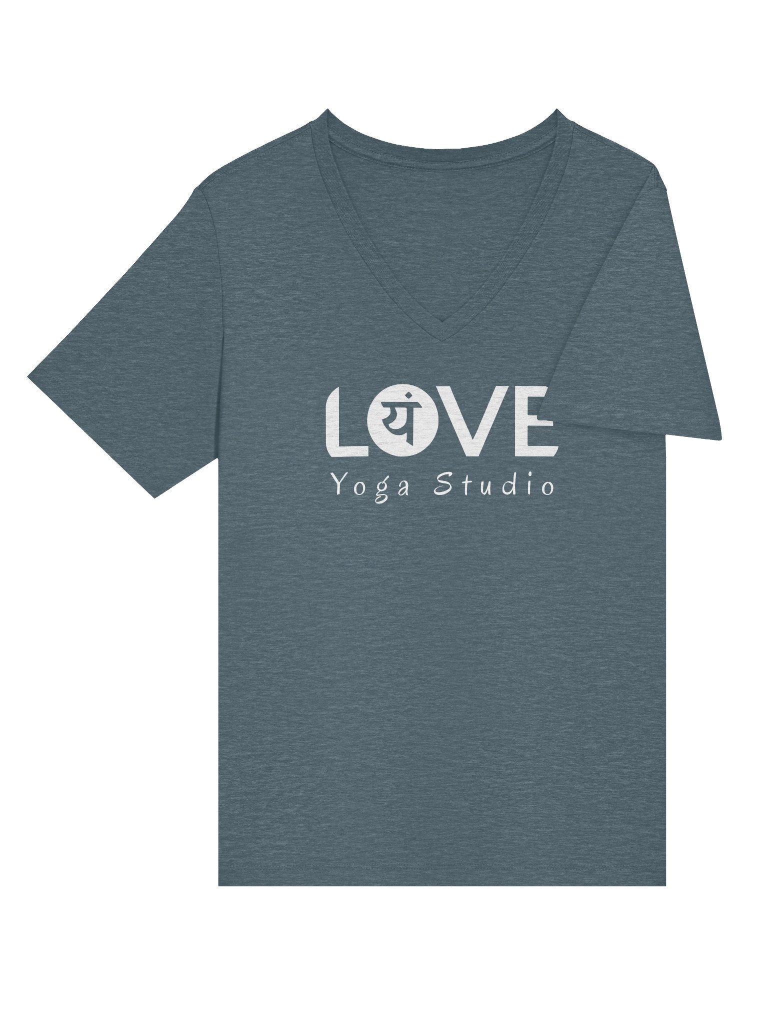 Love Yoga Vneck White product image (4)