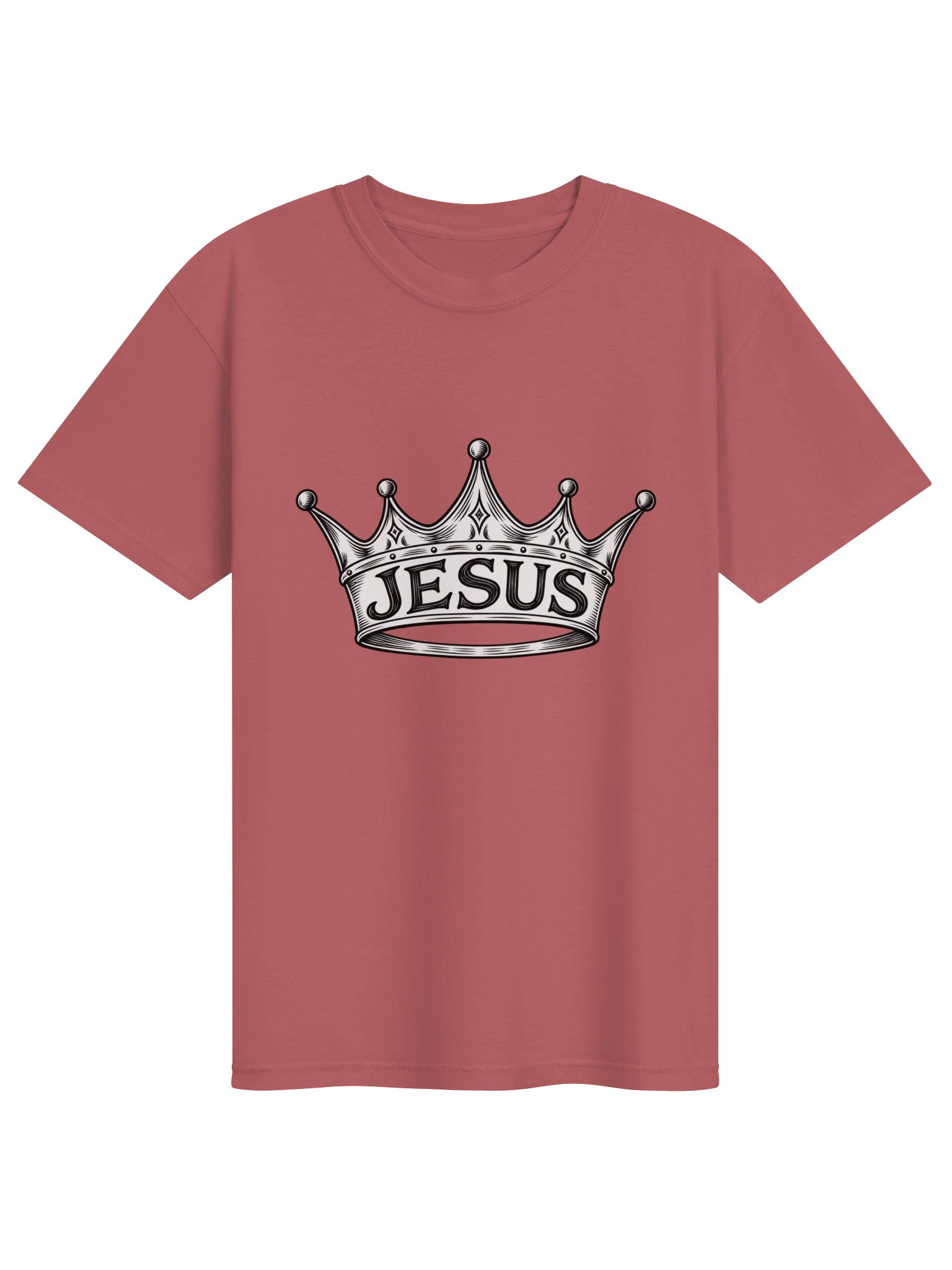 Jesus Is King | Crown T Shirt (Light) product image (1)