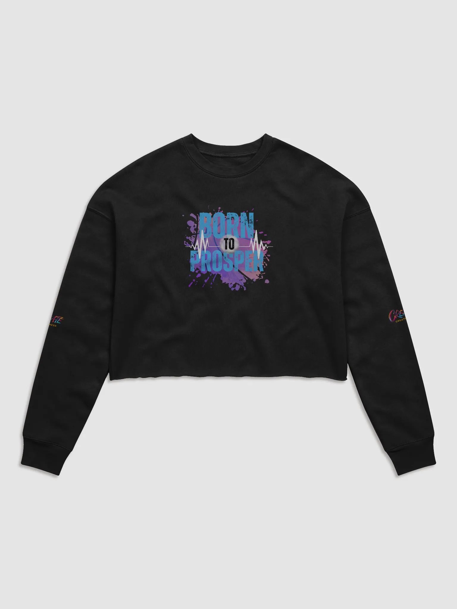 Born to Prosper Crop Sweatshirt product image (2)