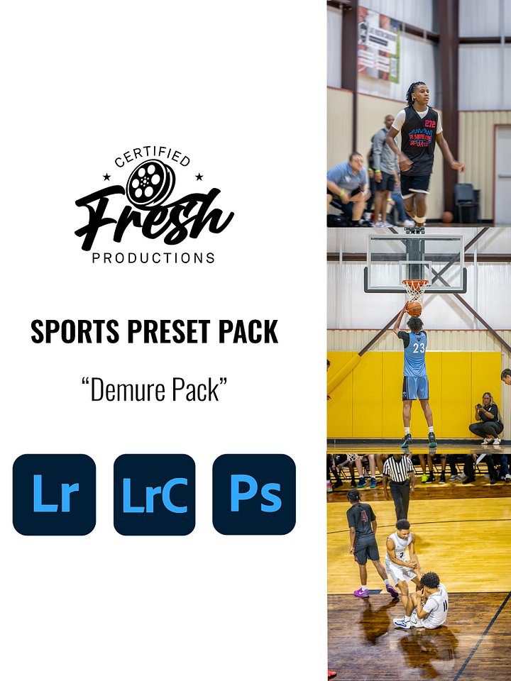 Demure Pack - Sports Photography Presets product image (1)