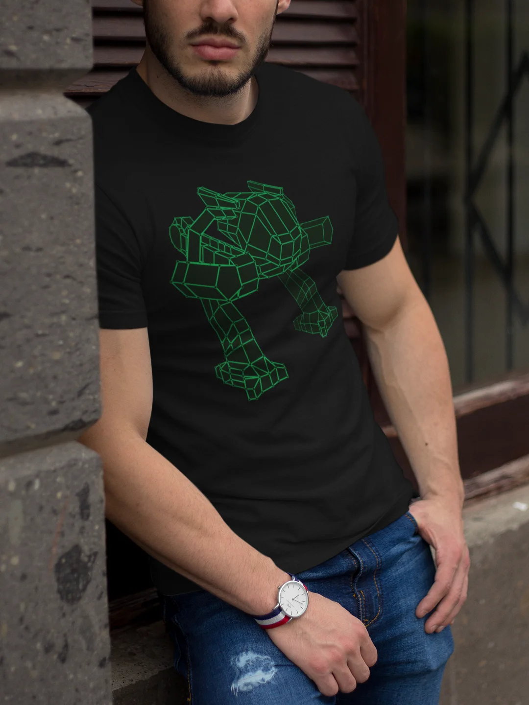 Gamer Shirt Mecha Retro Robot Sci Fi Video Game product image (4)