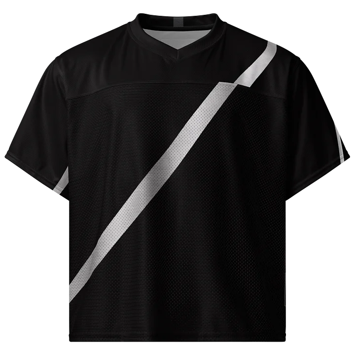Premium Black & Silver Soccer Jersey | Elite Minimalist Athletic Shirt | Men's Football Jersey 2026 product image (1)