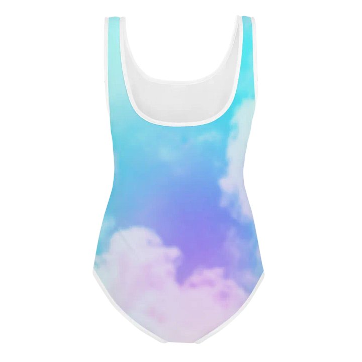 Blur cloud rainbow Design Youth One Piece Swimsuit - V2 product image (2)