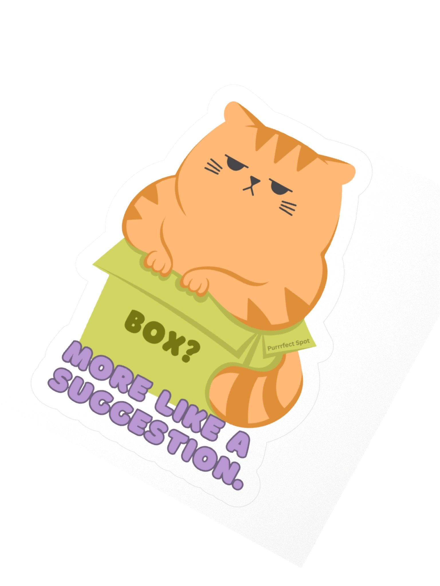 Unimpressed Fat Orange Cat product image (2)