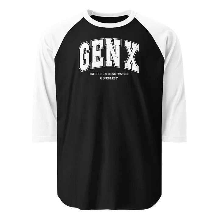 GEN X Stylized Raglan Tee product image (1)