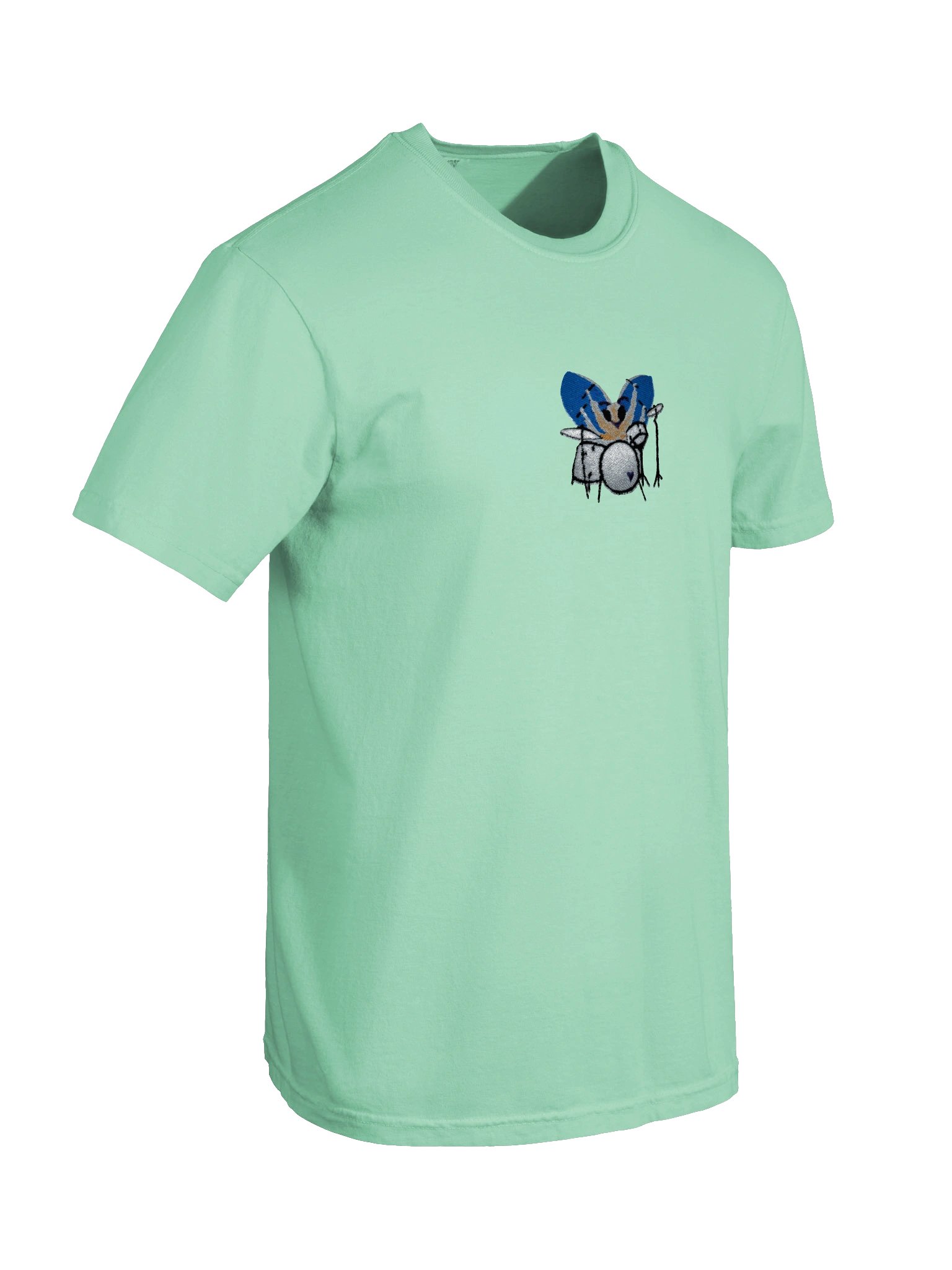 Bug Band Adult Unisex Embroidered Tee Centered GoldBug product image (78)