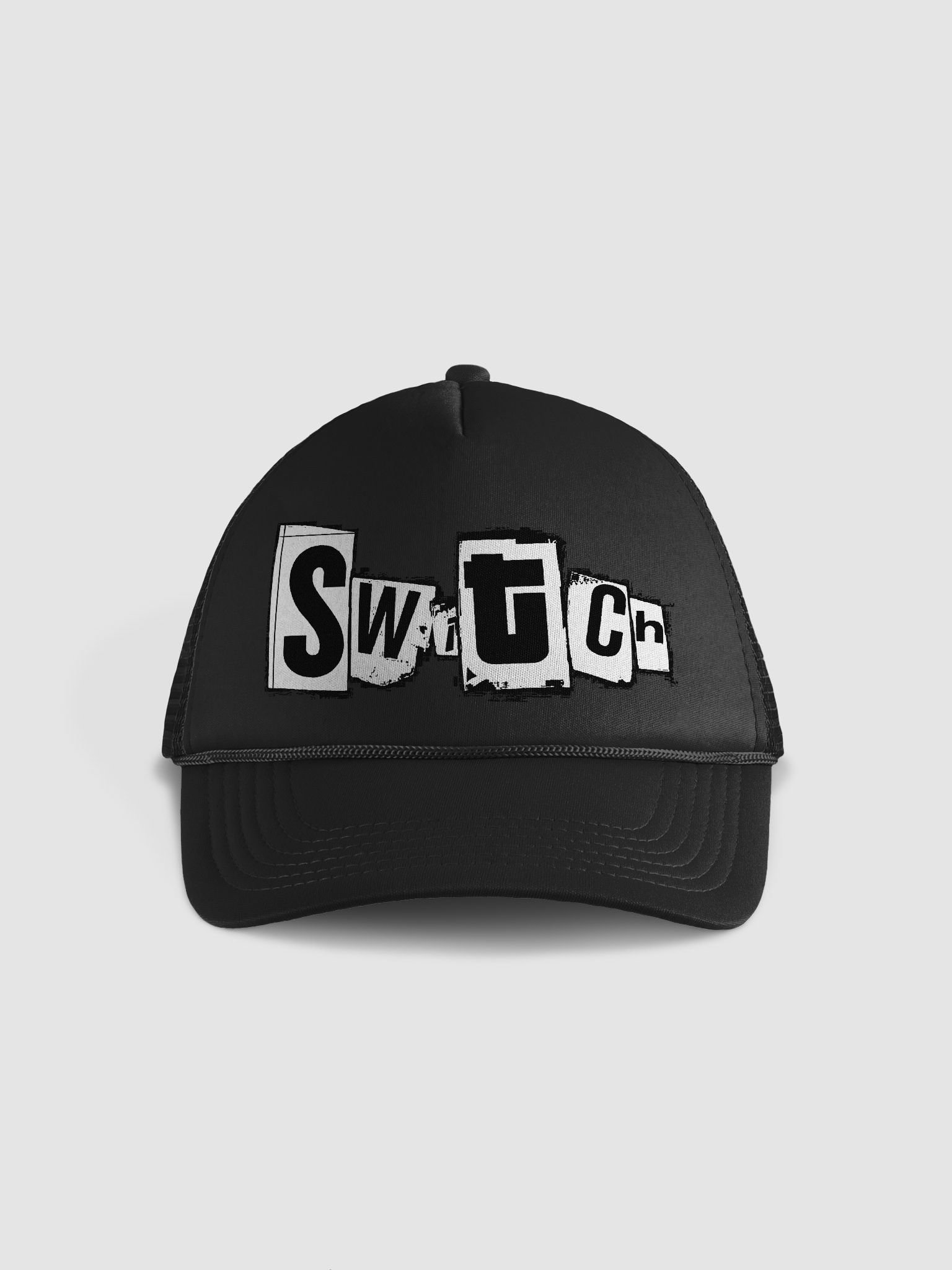 Switch Black & White Logo Trucker Hat product image (2)