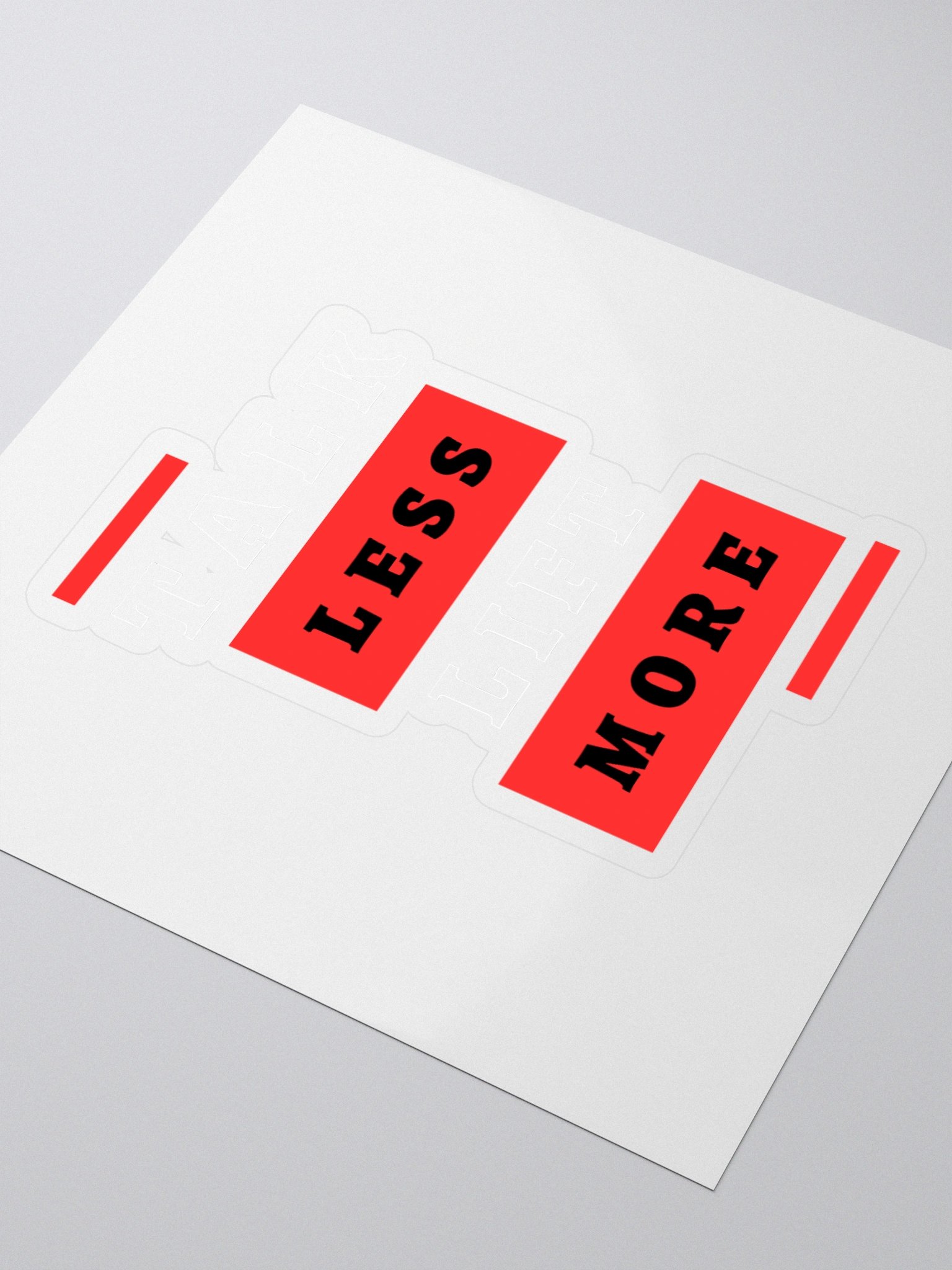 Talk Less Lift More - Sticker product image (3)