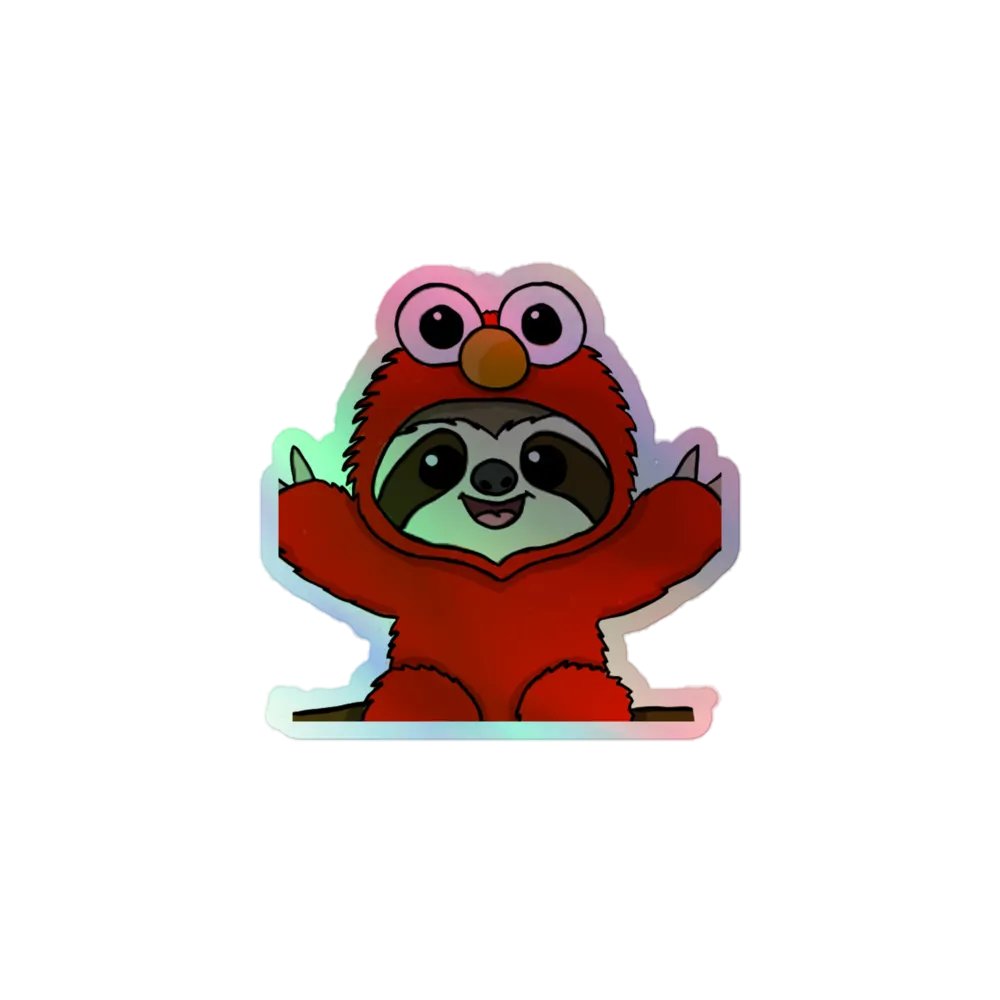 Holographic Sticker Sheet - Elmo product image (1)