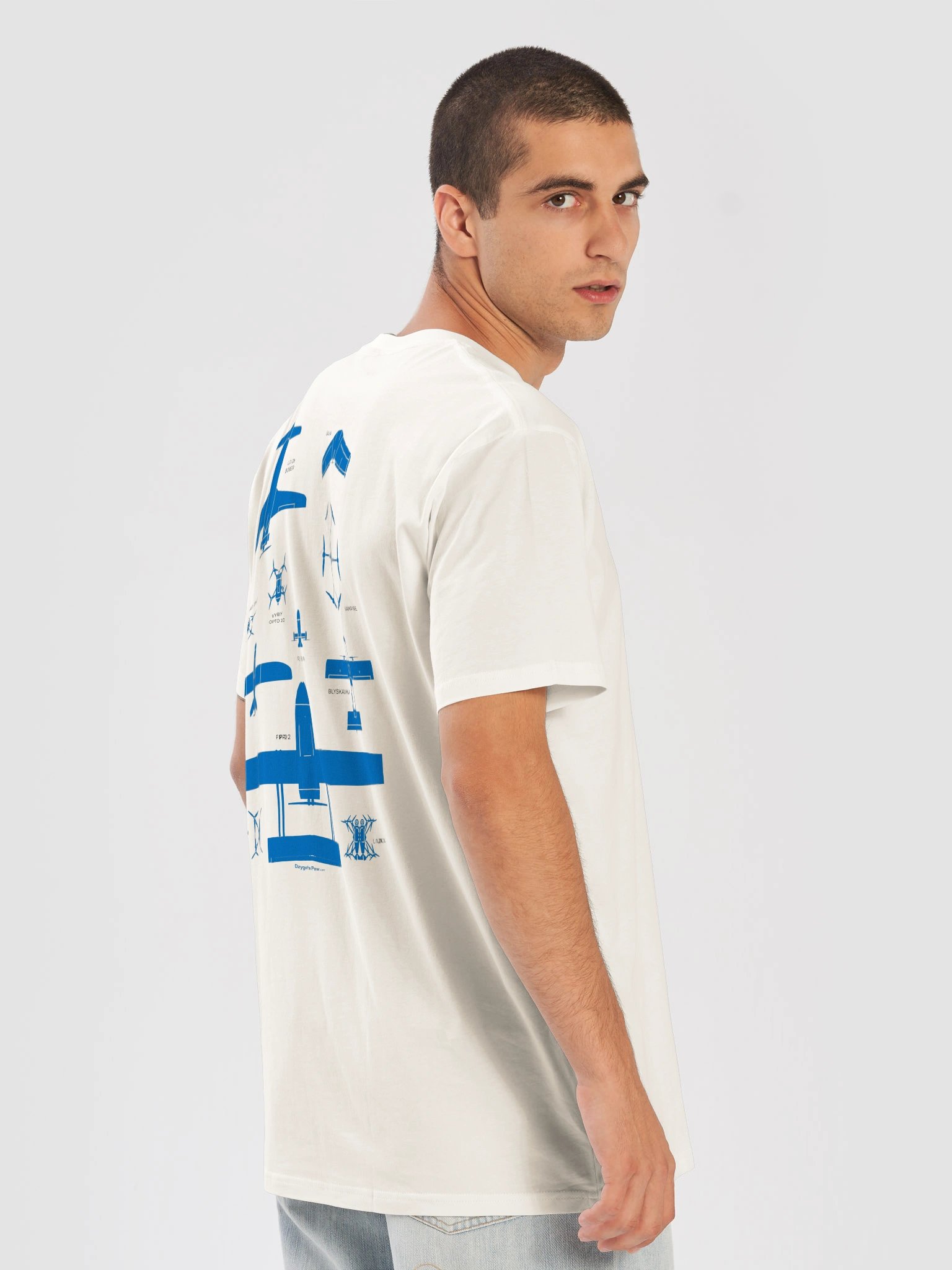 Dzyga's Paw Built Under Fire T-Shirt (Bone) product image (8)