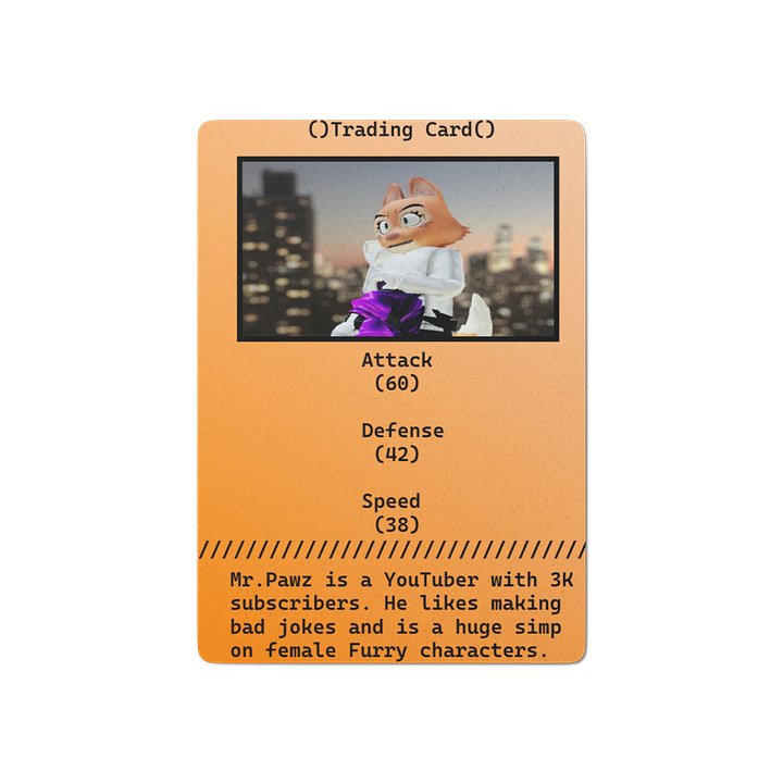 Trading Cards 01 - Mr.Pawz product image (1)