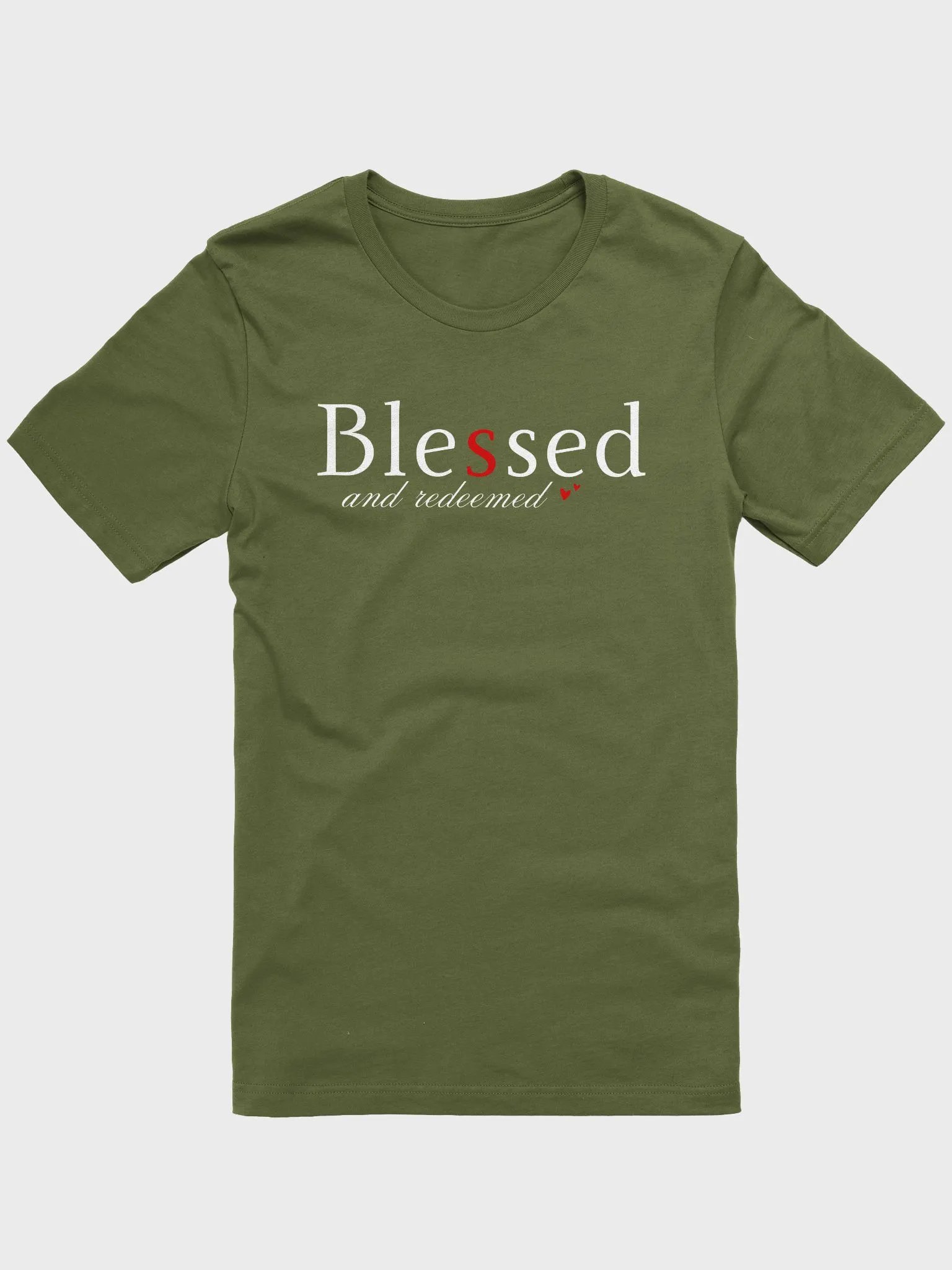 Blessed and Redeemed Christian Faith Bella Canvas T-shirt product image (3)