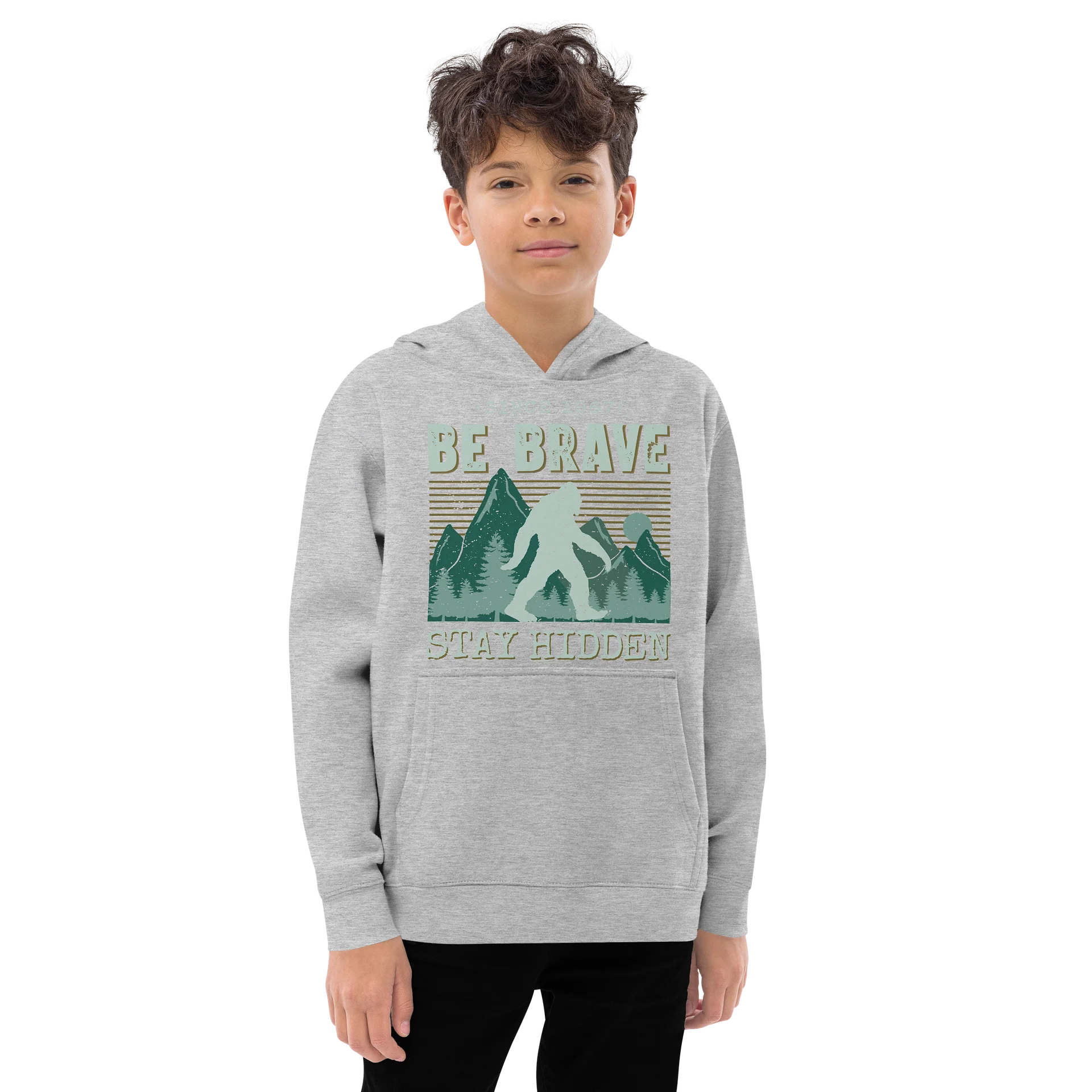 Be Brave Stay Hidden Youth Hoodie product image (1)