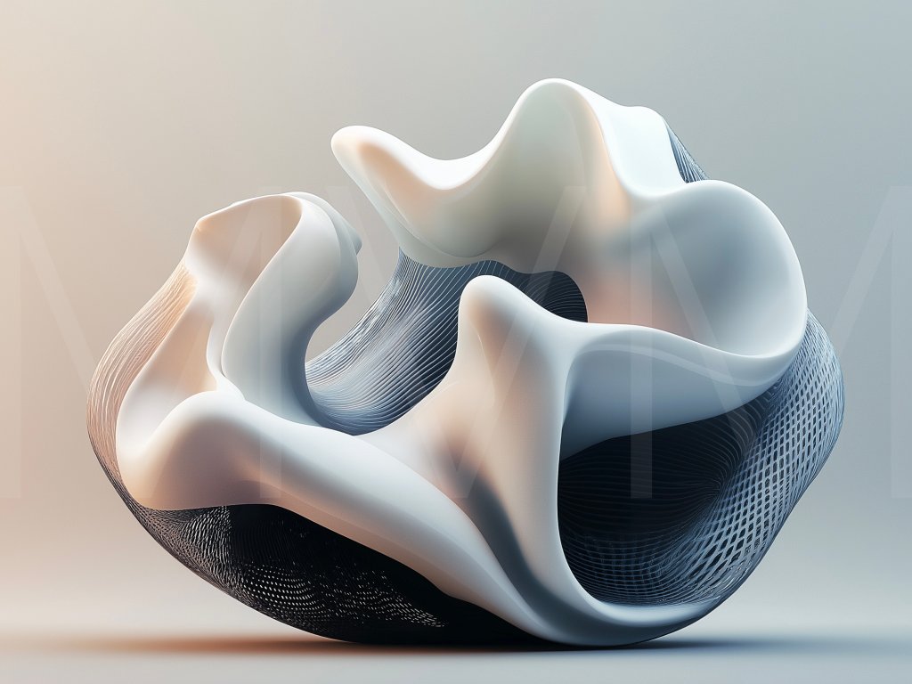 Abstract 3D Art Sculpture Series #1 product image (9)