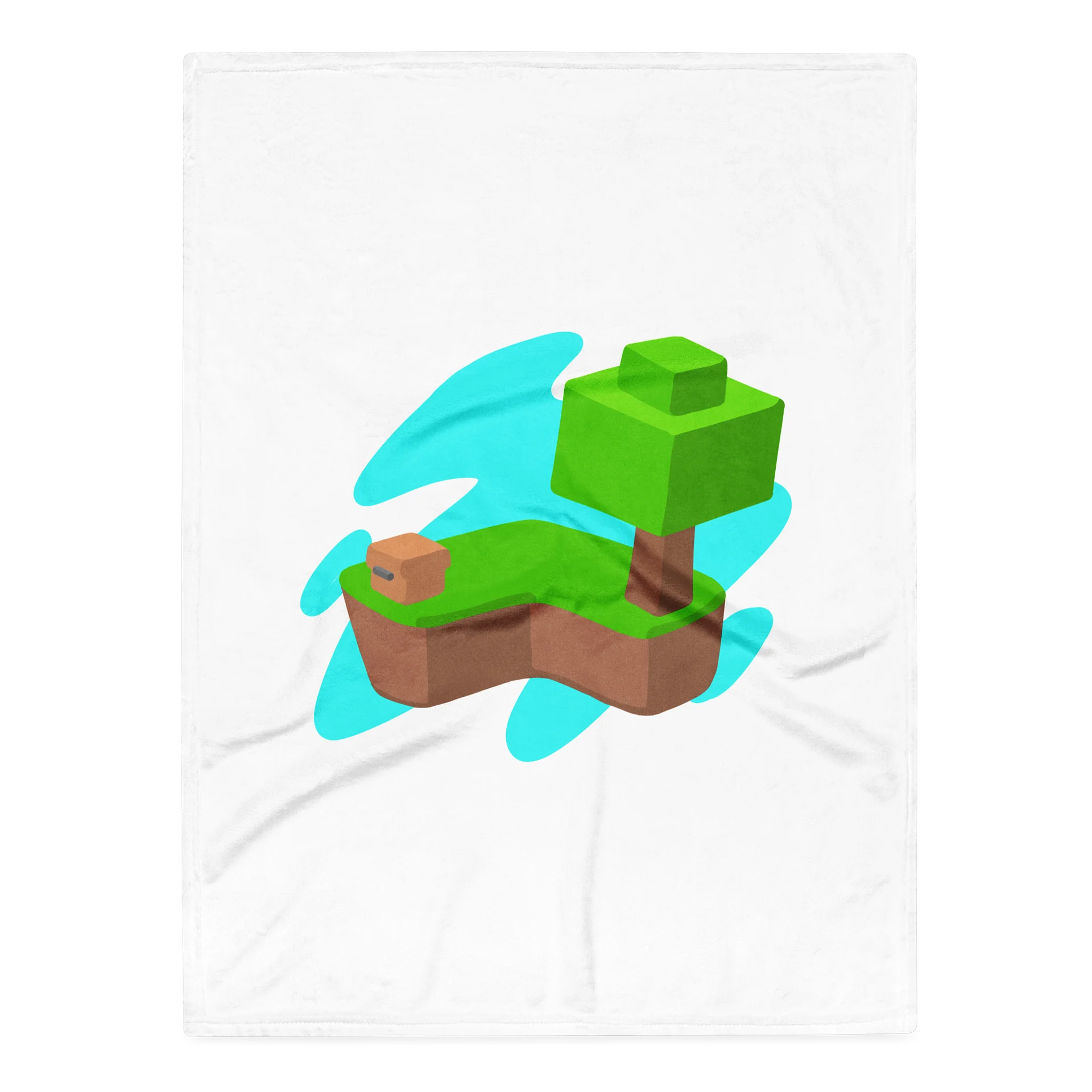 Skyblock White Blanket product image (1)