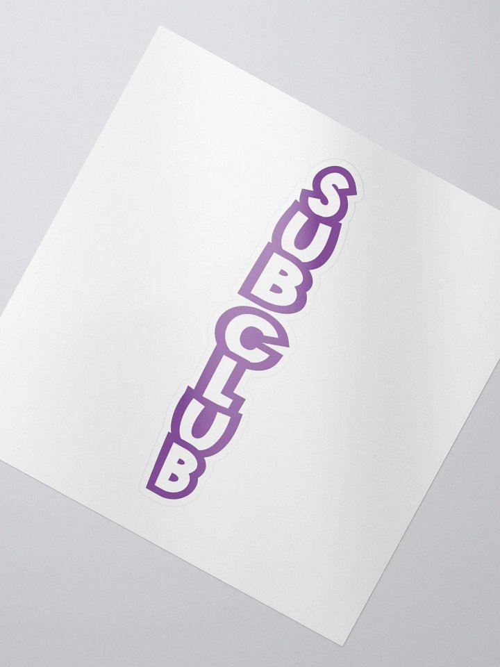 Sub Club Emote Sticker product image (2)