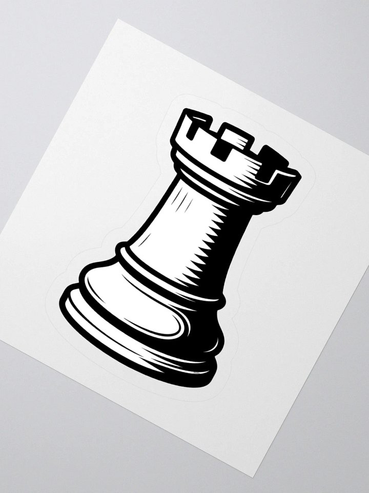 Classic Chess Rook Sticker product image (4)
