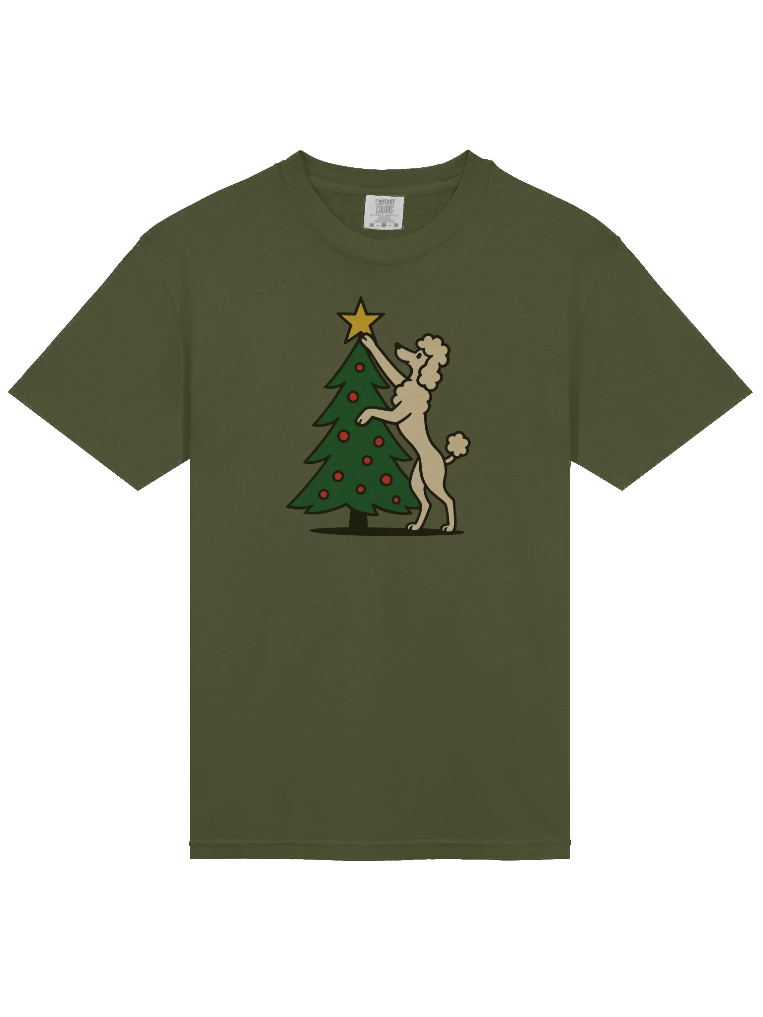 Poodle Christmas T-Shirt product image (3)