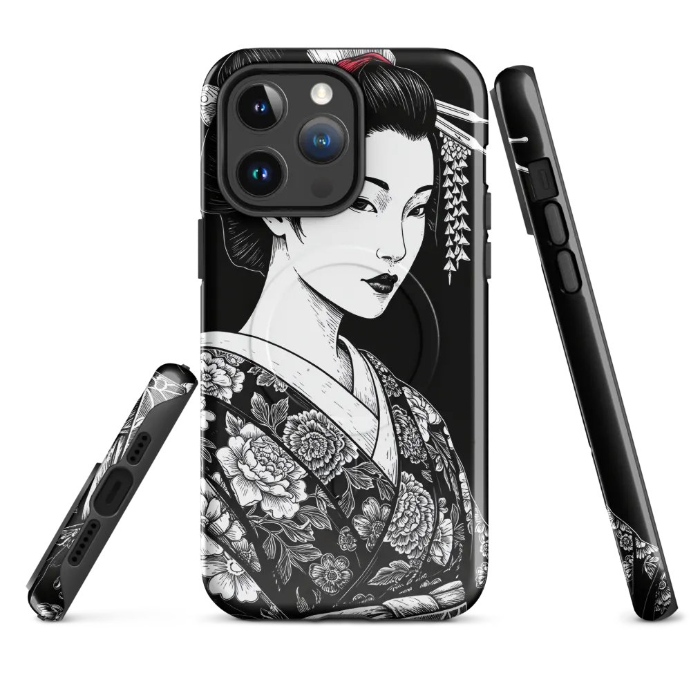 Vintage Floral Kimono iPhone® Tough Case product image (4)