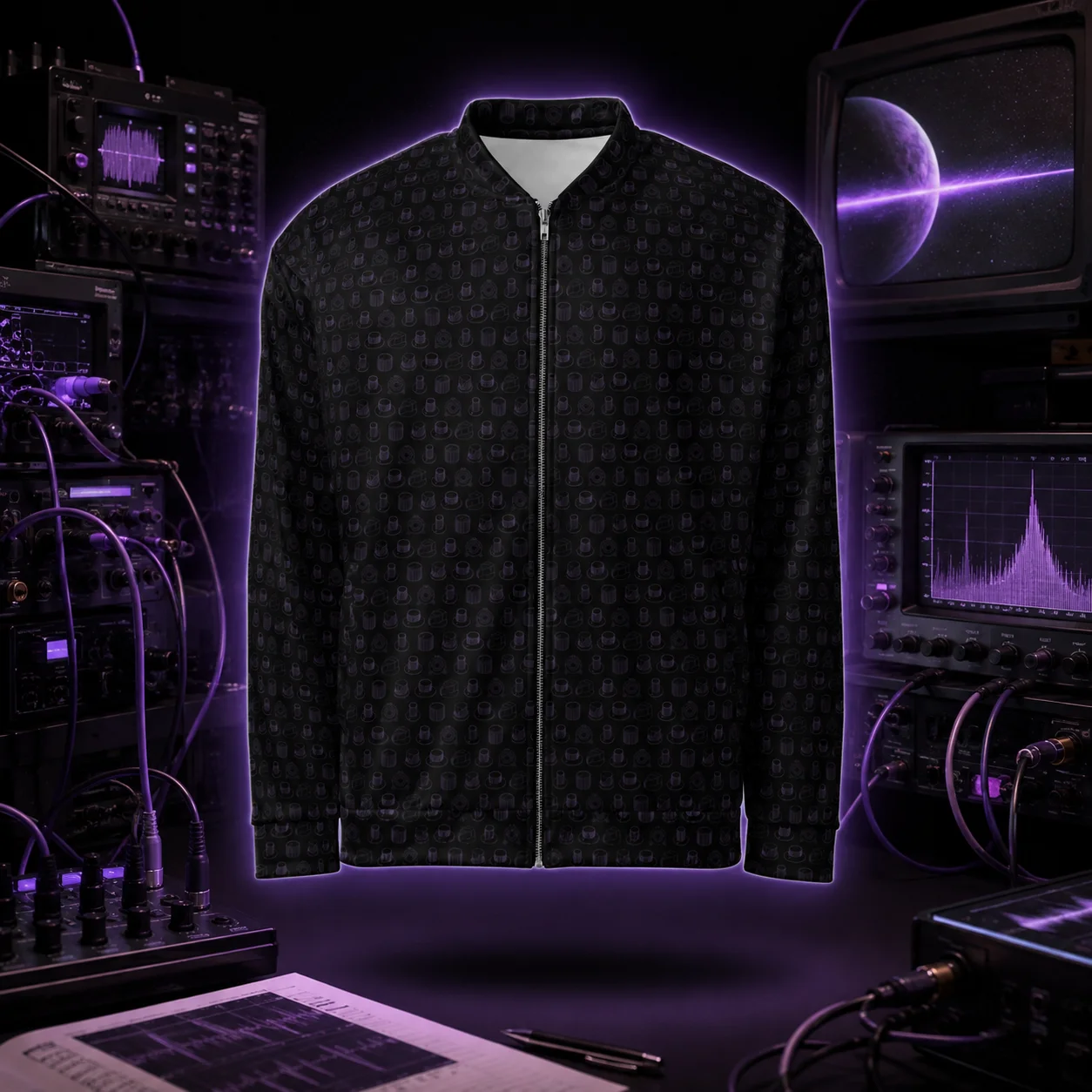 Synthesis Icons Lightweight Bomber - (7 Iconic Synth Knobs) AMETHYST product image (6)