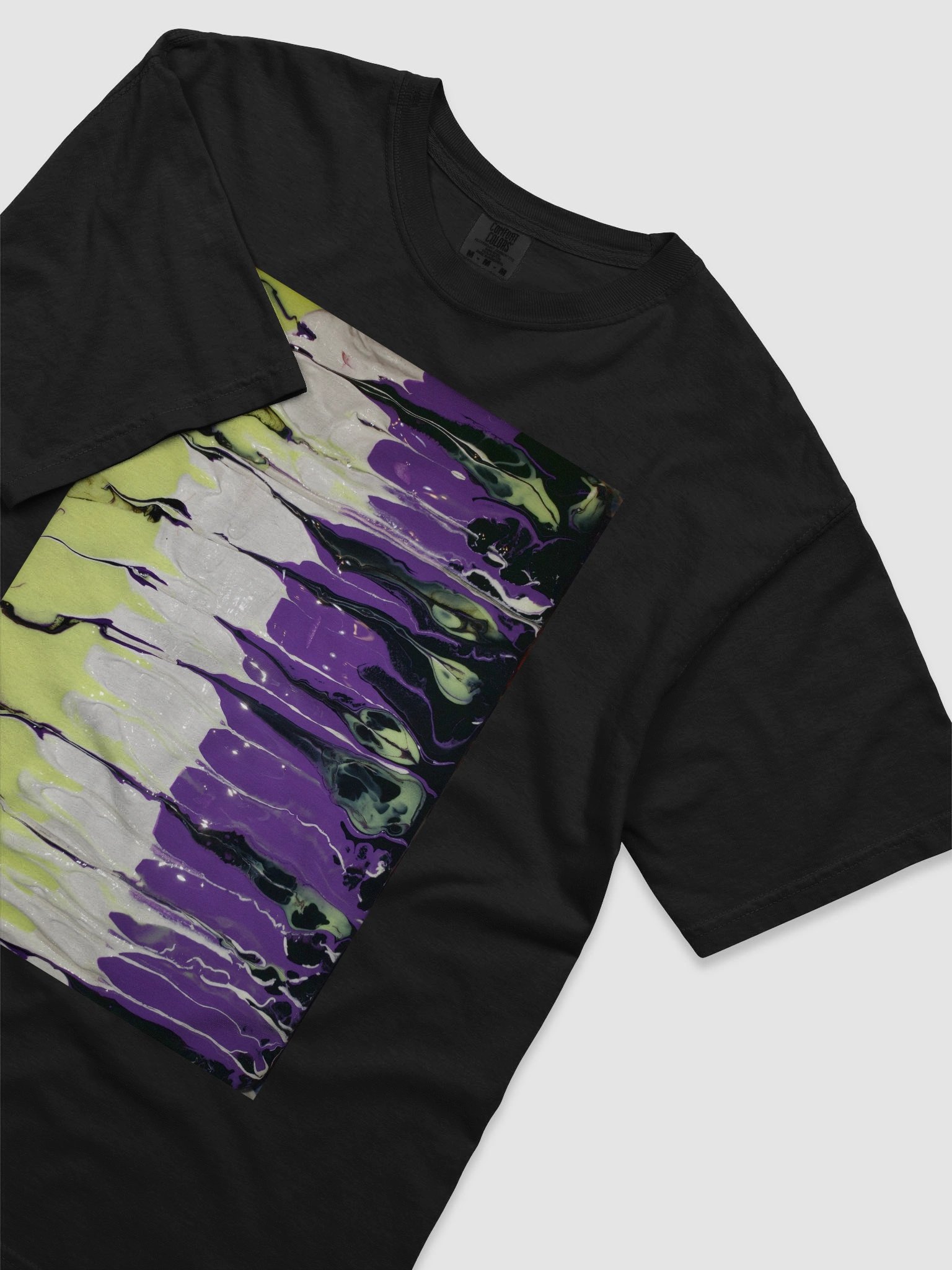 Pride Month Non Binary Flag Pouring art product image (60)
