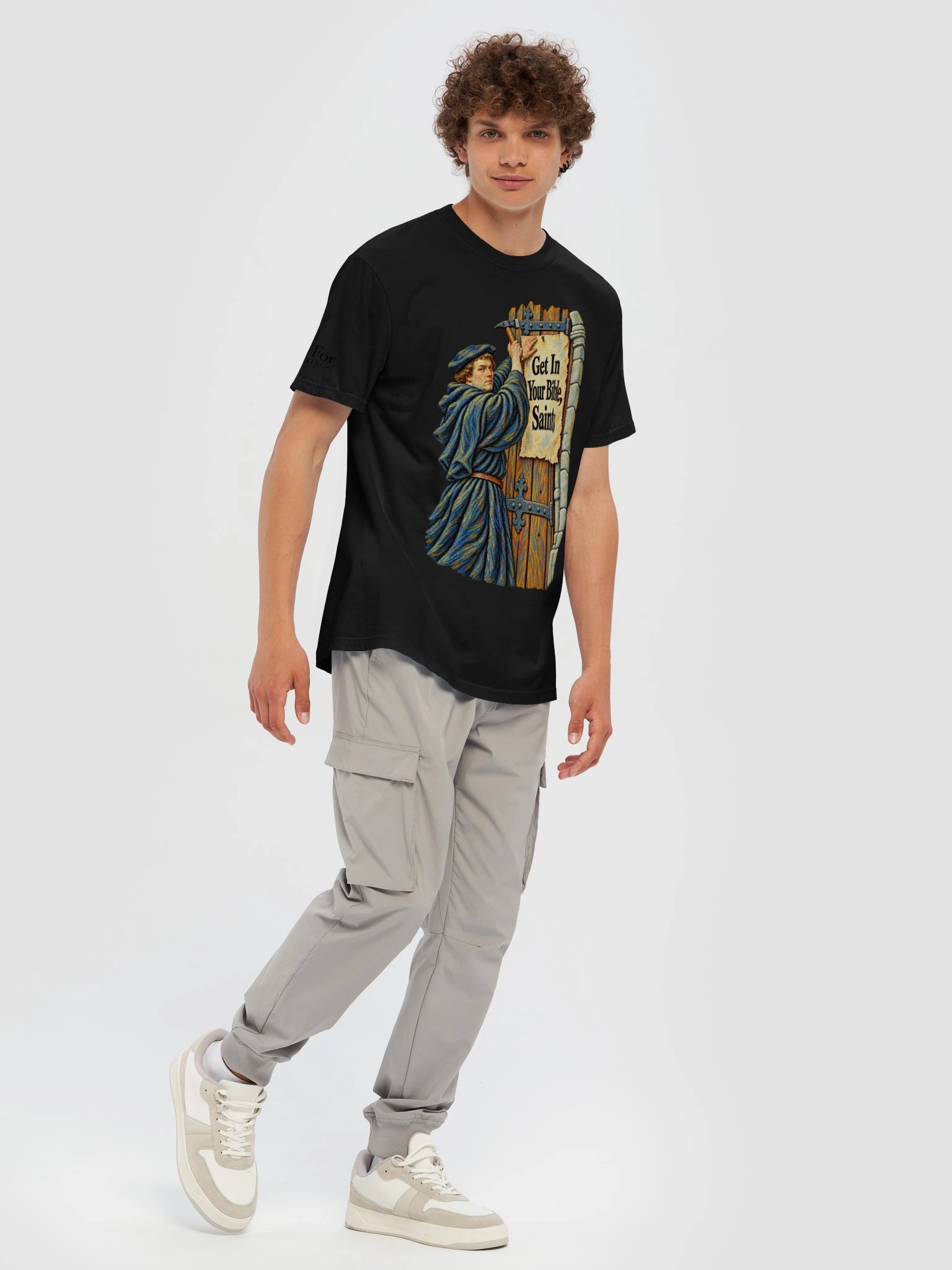 Get in your Bible, Saints | Reformed Christian T shirt product image (56)