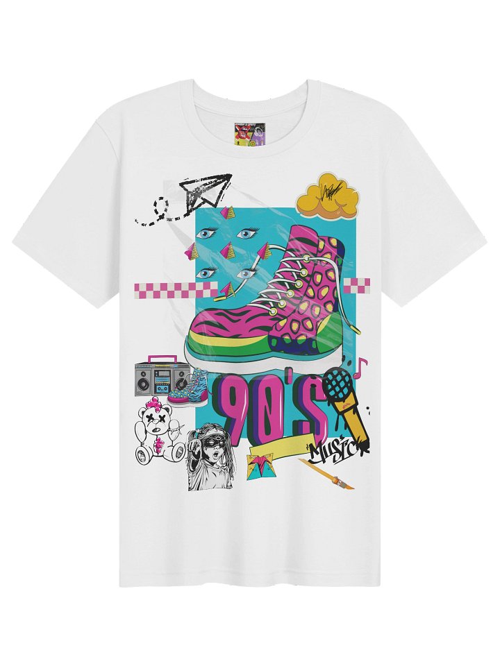 90'S NEWSCHOOL GRAPHIC TEE ~~90's NUMBA ON BACK! (CLICK PIC TO SEE BACK DESIGN) product image (1)