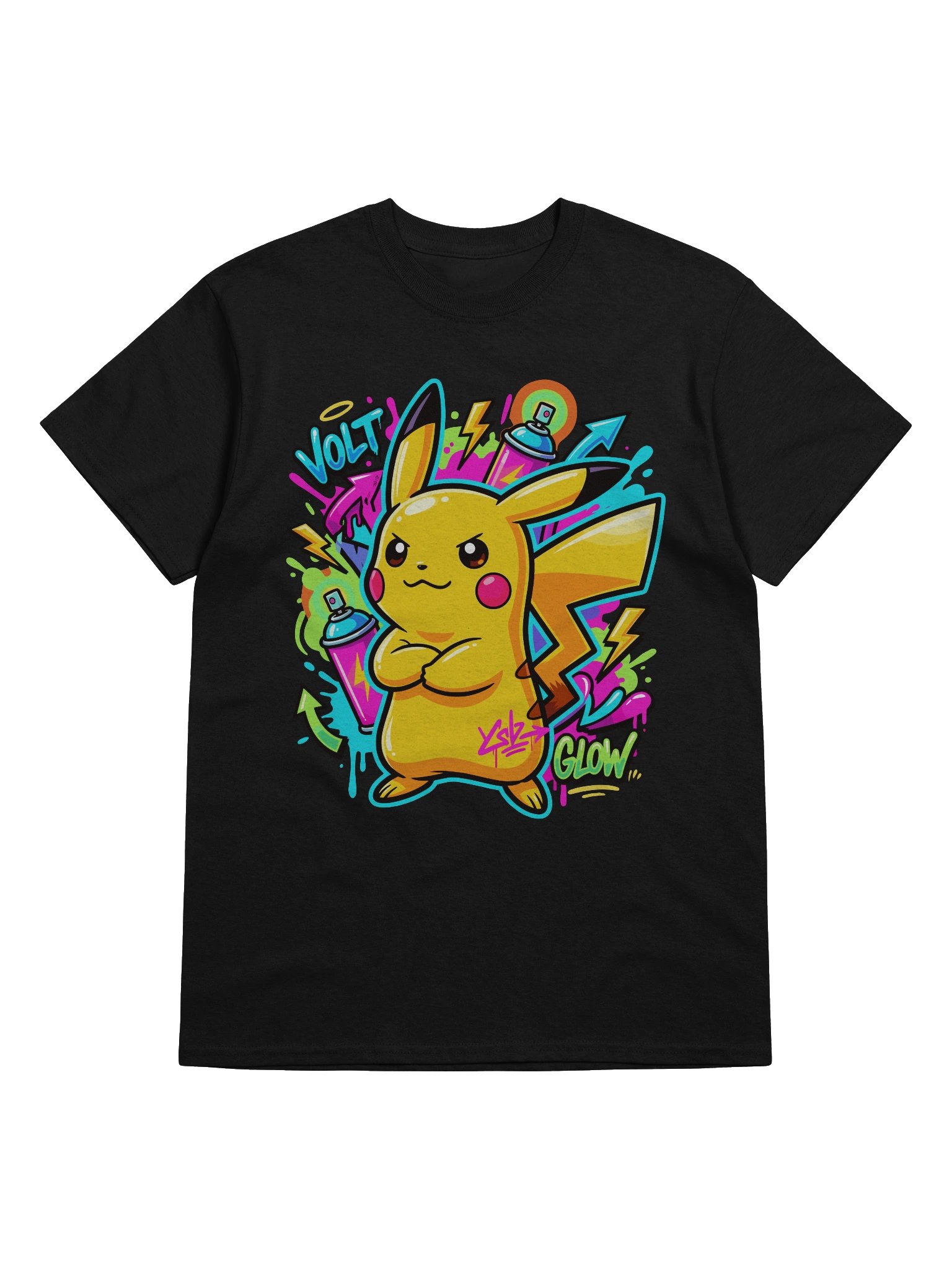 Pikachu graffiti t-shirt product image (5)